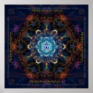 The Medicine Buddha -Bhaisajyaguru Poster