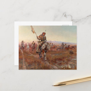 The Medicine Man, 1908 von Charles Marion Russell Postkarte