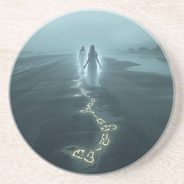 The Meeting on the Misty Shore Getränkeuntersetzer (Vorne)