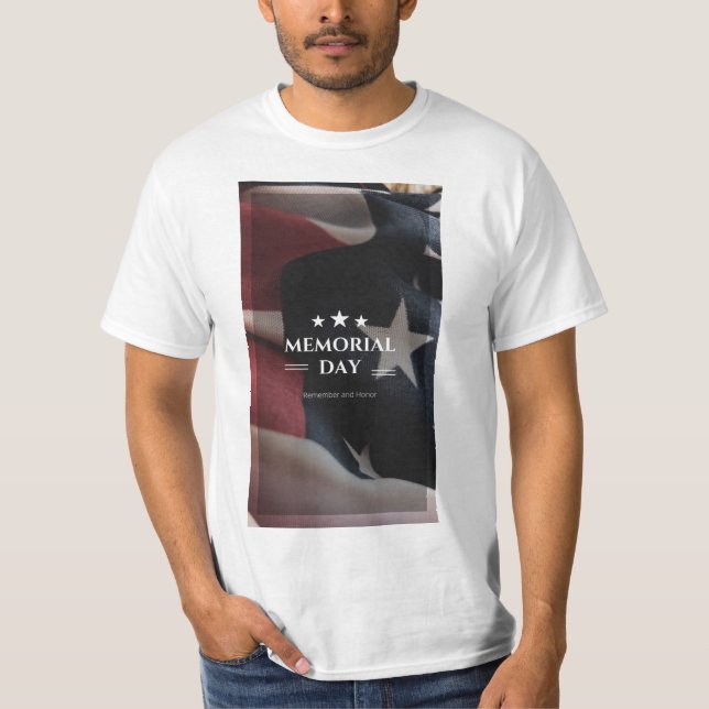 The memorial day design  T-Shirt (Vorderseite)
