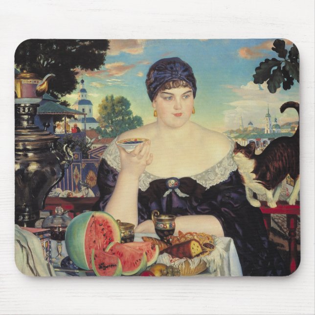 The Merchant's Ehefrau at Tea, 1918 Mousepad (Vorne)