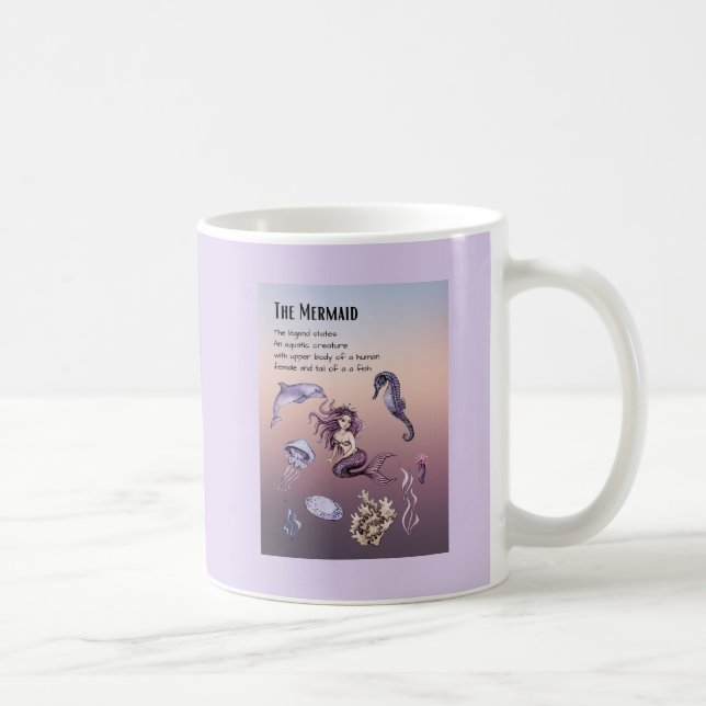 The Mermaid Legend - Coffee Mug Kaffeetasse (Rechts)