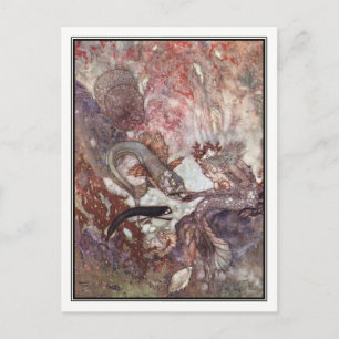 The Merman King by Edmund Dulac Postkarte