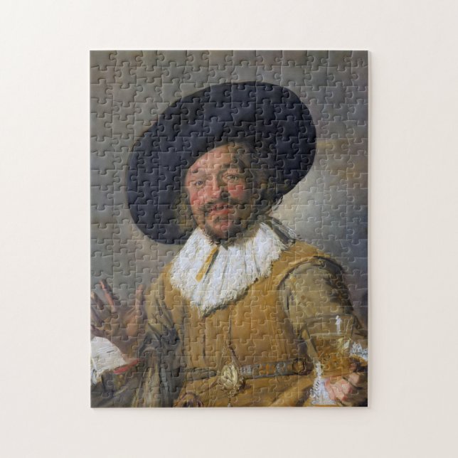 The Merry Drinker, Frans Hals, 1628-1630 Puzzle (Vertikal)