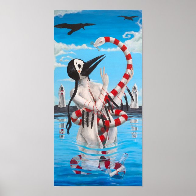 "The Messenger" von Christiane Cegavske Poster (Vorne)