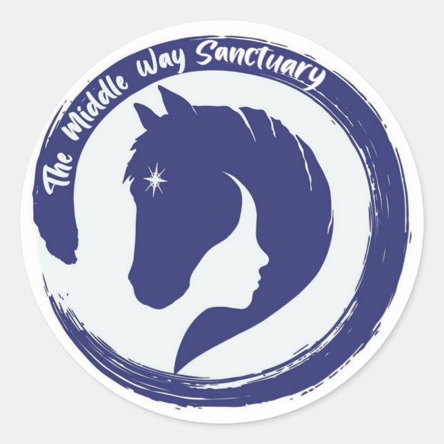 The Middle Way Logo Aufkleber (Vorderseite)
