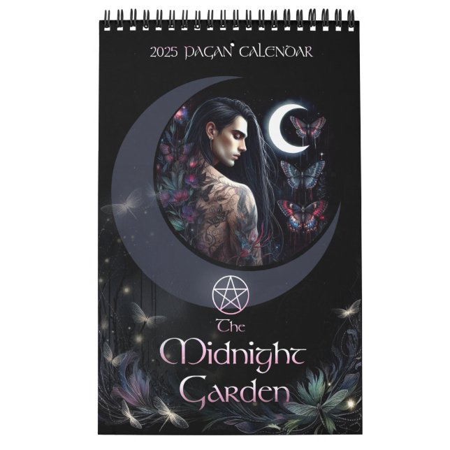 The Midnight Garden 2025 Pagan Calendar Kalender (Titelbild)