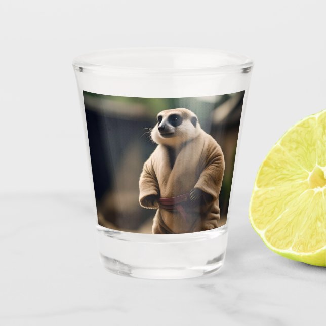 The Mighty Meerkat: Sumo Showdown, Schnapsglas (Vorderseite)