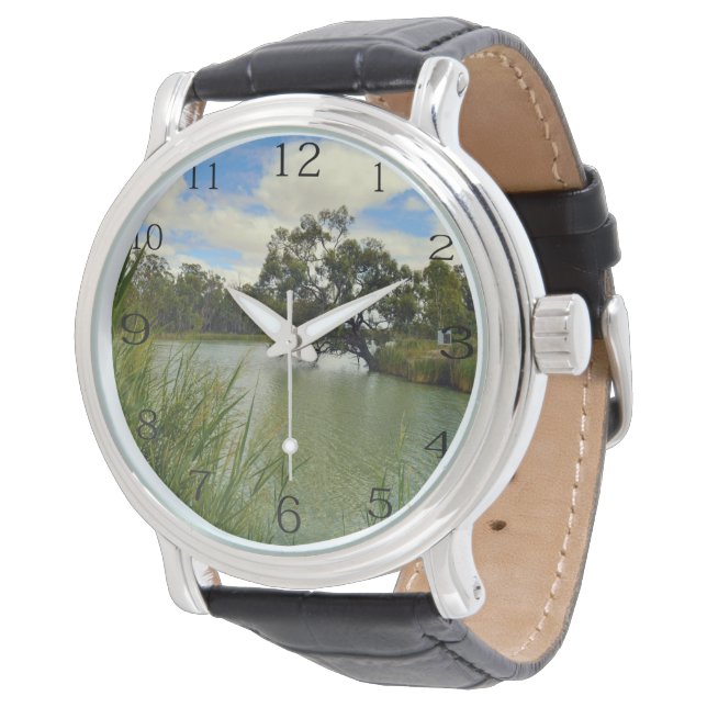 The Mighty River Murray Australia Armbanduhr (Schrägansicht)