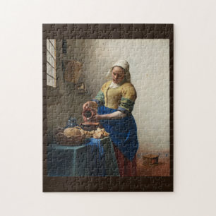 The Milkmaid by Johannes Vermeer, c. 1660 Puzzle