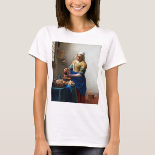 The Milkmaid, Johannes Vermeer, 1657-1658 T-Shirt