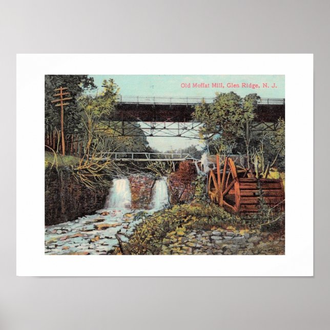 The Mill, Glen Ridge, New Jersey 1909 Poster (Vorne)