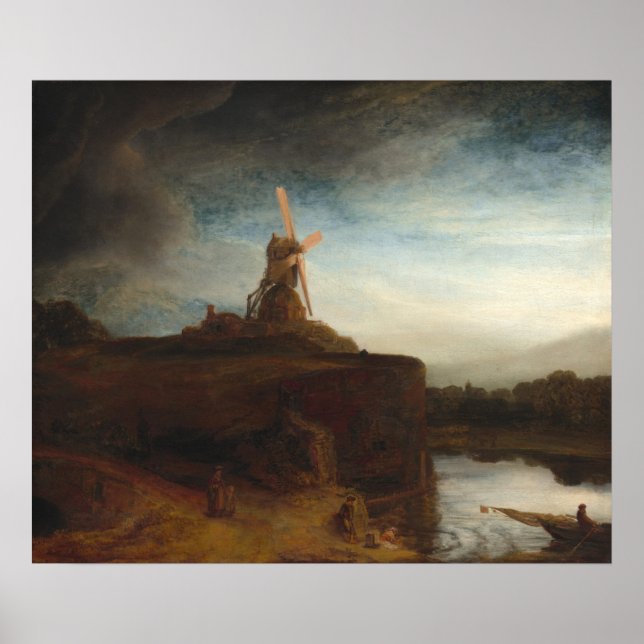The Mill - Rembrandt Fine Art Poster (Vorne)