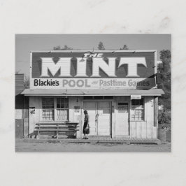 The Mint Pool Hall, 1940 Postkarte