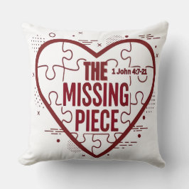 The Missing Piece – Faith Heart Design Kissen