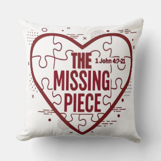 The Missing Piece – Faith Heart Design Kissen