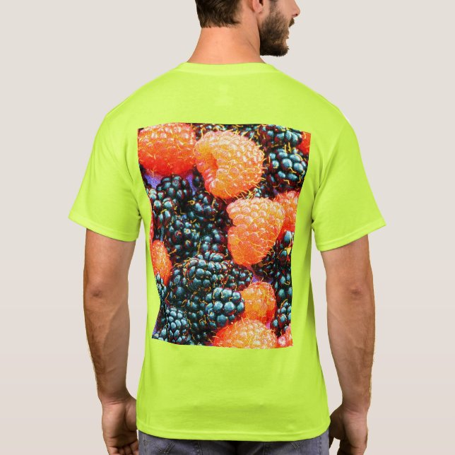 "The Mix of Berries" Niedliches Foto. Jetzt kaufen T-Shirt (Rückseite)
