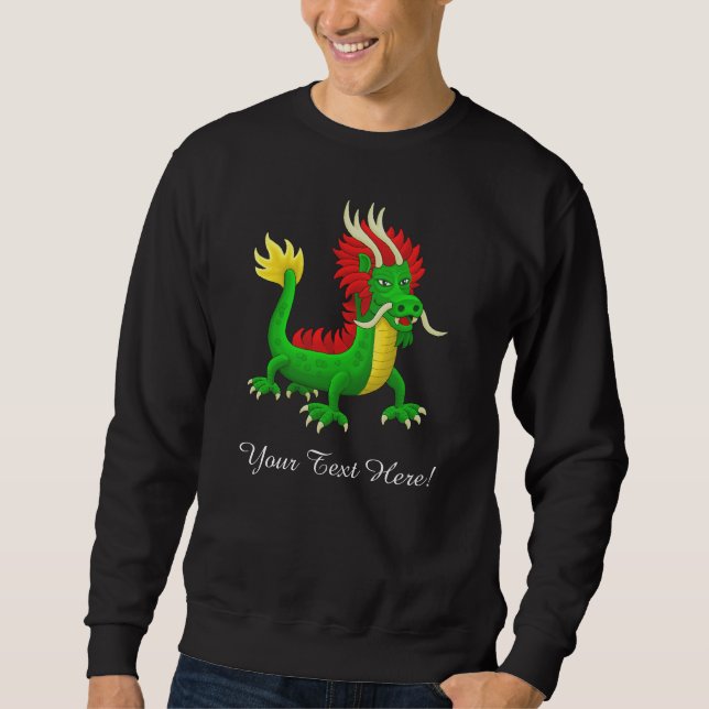 The modern Chinese azure dragon Sweatshirt (Vorderseite)