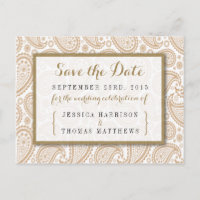 The Modern Paisley Wedding Collection - Brown