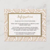 The Modern Paisley Wedding Collection - Brown