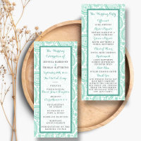 The Modern Paisley Wedding Collection - Green