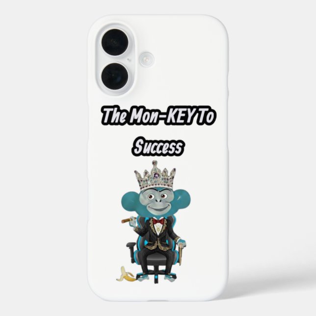 The mon-key to success Case-Mate iPhone hülle (Rückseite)