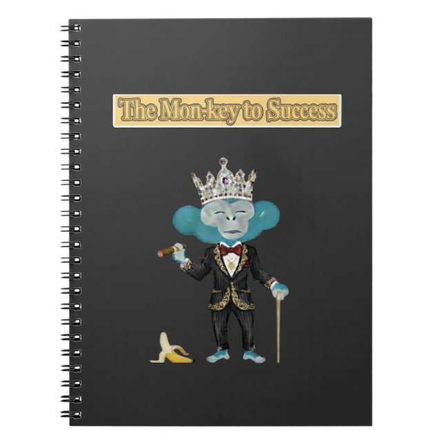 The Mon-Key to success Notizblock (Vorderseite)