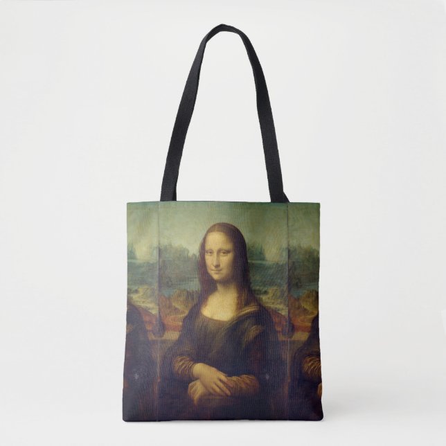 "THE MONA LISA" VON LEONARDO DA VINCI TOTE BAG (Vorderseite)
