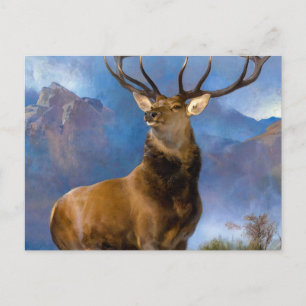 The Monarch of the Glen by Edwin Landseer Postkarte