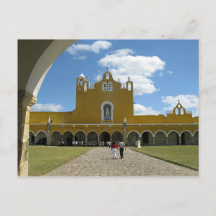 The Monastery at Izamal, Mexiko Postkarte