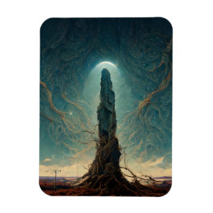 The Monolith 2 Fantasy Sci-Fi Art Magnet