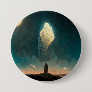 The Monolith 3 Fantasy Sci-Fi Button