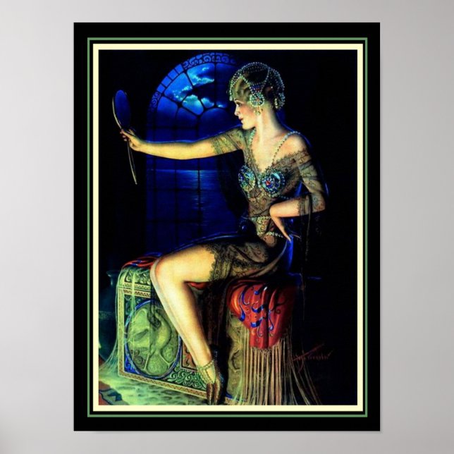 "The Moon and You" von Gene Pressler 12 x 16 Poster (Vorne)