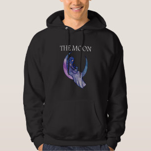 The Moon Goddess Cat Person Artwork Graphic Hoodie