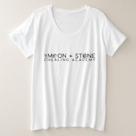 The Moon + Stone Healing Academy Logo T - Shirt