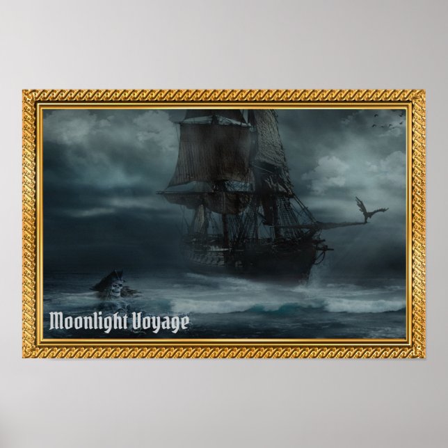 The Moonlight Voyage Poster (Vorne)