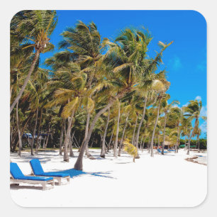 The Moorings Resort, Marathon, Key West, 3 Quadratischer Aufkleber