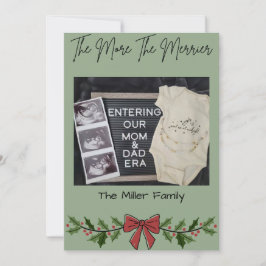 The More The Merrier Christmas Photo Card Feiertagskarte