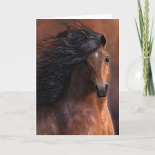 The Morgan Horse Notecard Karte