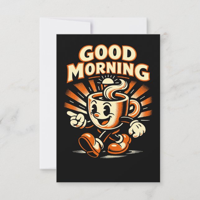 The Morning Brew Dankeskarte (Vorderseite)