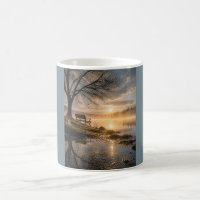 „The Morning, Unspoken“ Serene Sunrise Tasse