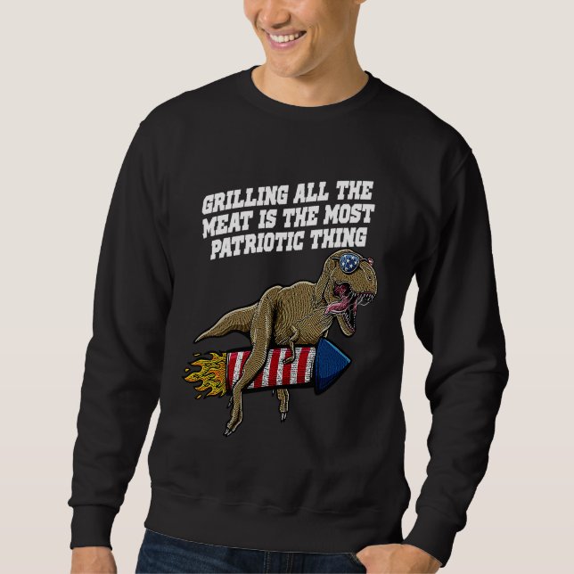 The Most Patriotic Thing 4th of July Party Fourth  Sweatshirt (Vorderseite)