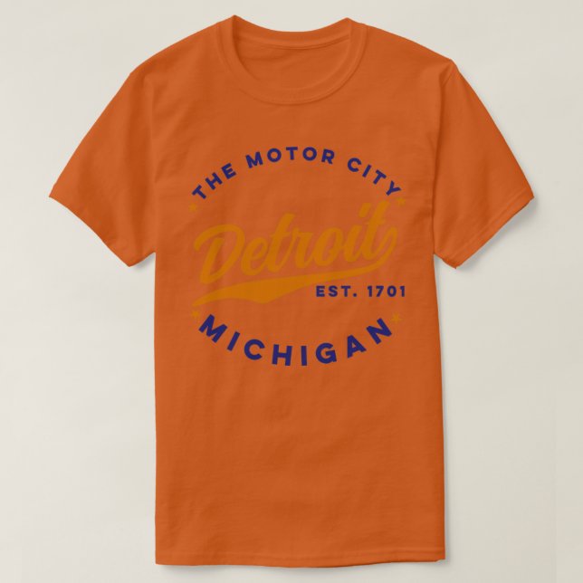 The Motor City Detroit T-Shirt (Design vorne)