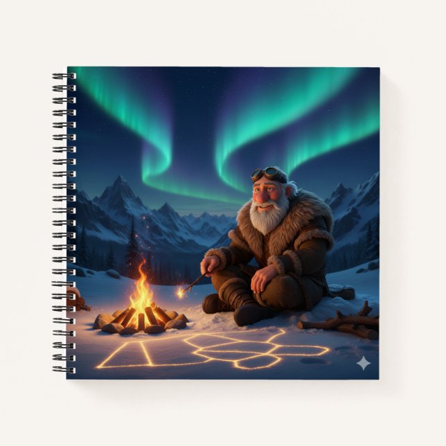 The Mountain Guide Notebook Notizbuch (Vorderseite)
