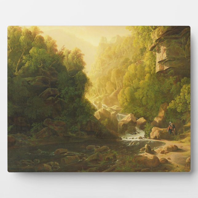 The Mountain Torrent, c.1820-30 (Öl auf Leinwand) Fotoplatte (Vorderseite)