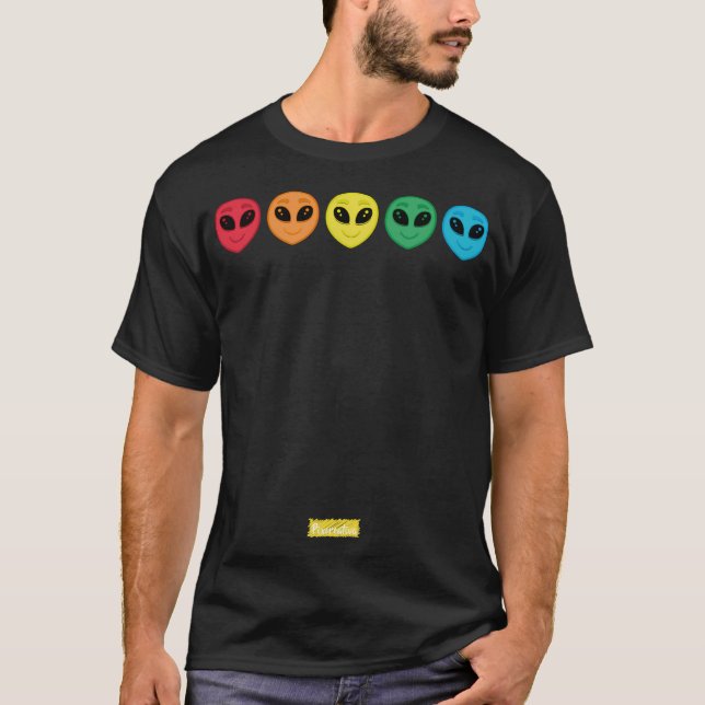 The Multicolored Alien T-Shirt (Vorderseite)