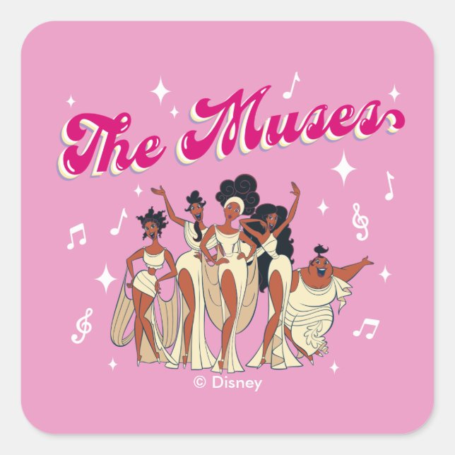 The Muses Square Sticker (Vorderseite)