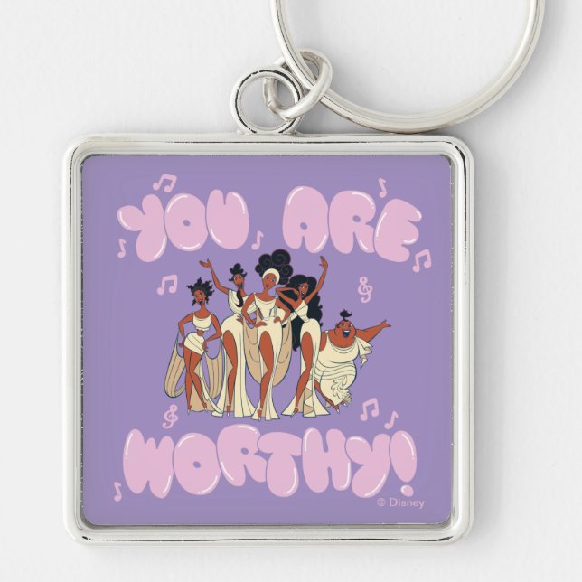 The Muses - You Are Worthy Keychain Schlüsselanhänger (Vorne)
