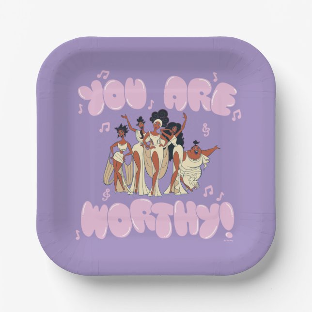 The Muses - You Are Worthy Paper Plates Pappteller (Vorderseite)