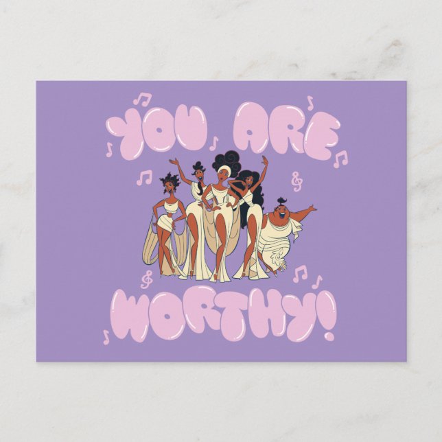 The Muses - You Are Worthy Postcard Postkarte (Vorderseite)